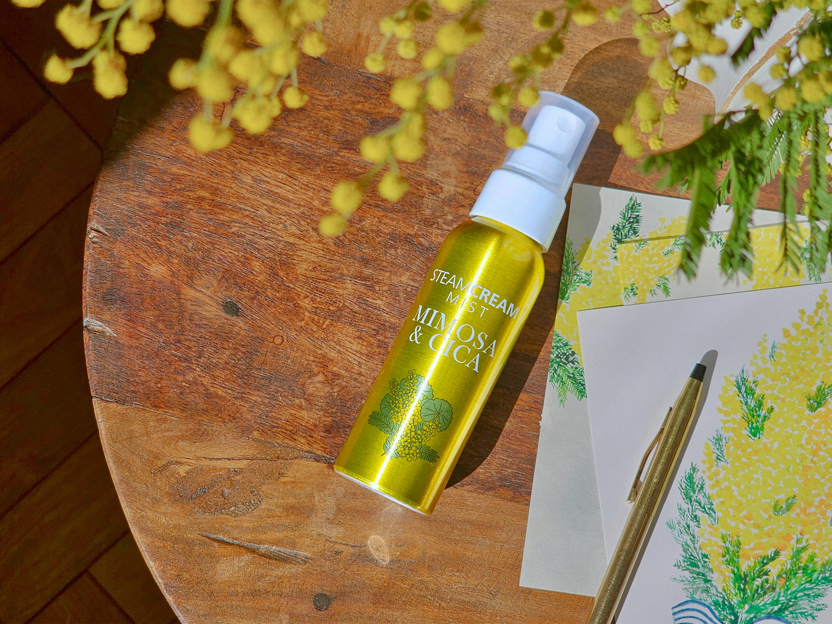 CICA配合でゆらぎ肌にうるおいを｜保湿化粧水「ミスト ミモザ&CICA」の