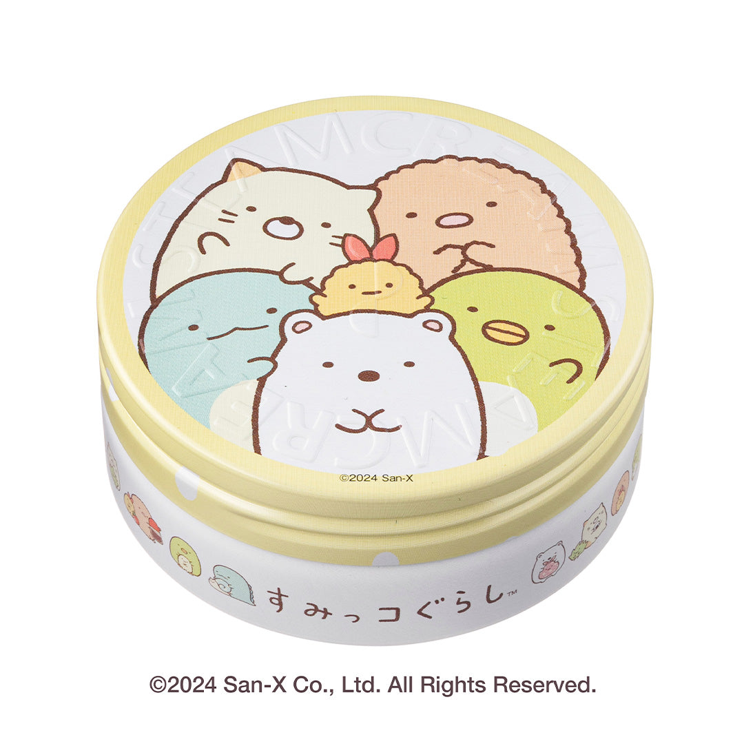 すみっコぐらし ここがおちつくんです／スチームクリーム限定デザイン缶