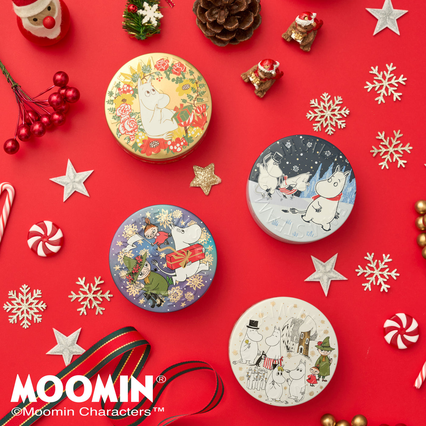 ムーミン ウィンターハーモニー／スチームクリーム限定デザイン缶