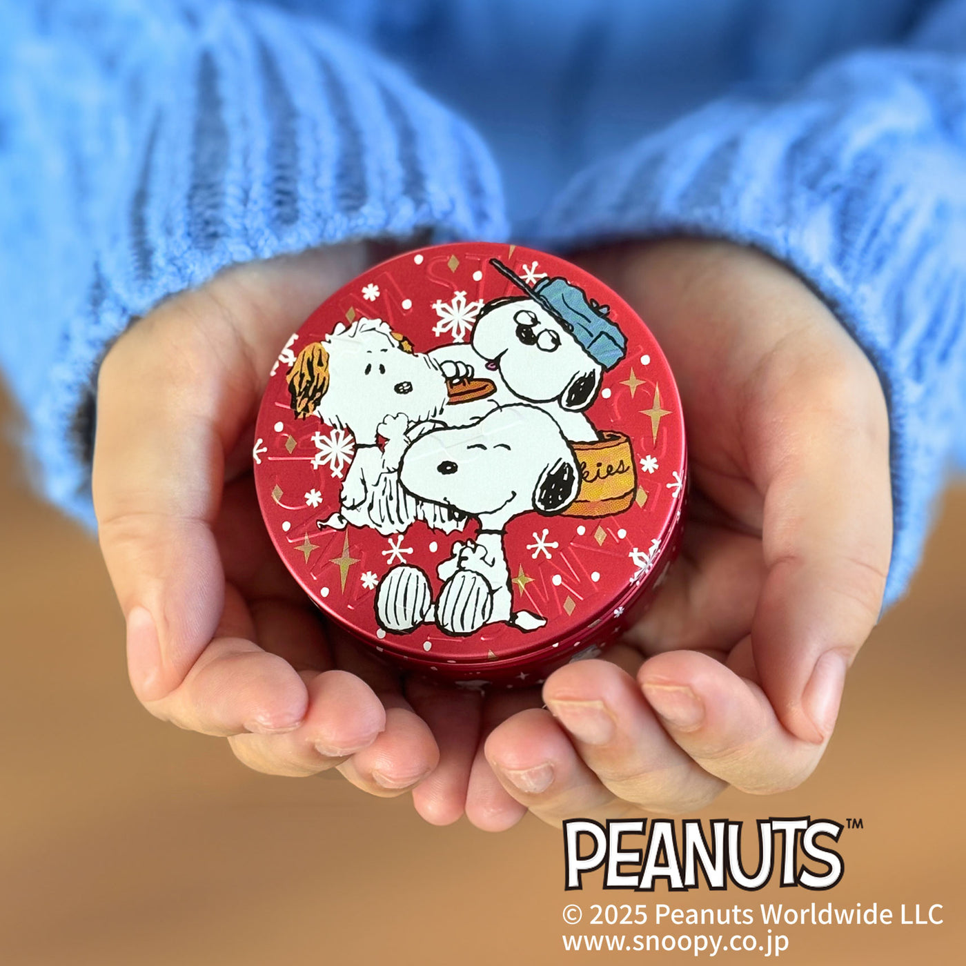 ＜ピーナッツ＞ アンディ、オラフとスヌーピー／スチームクリーム限定デザイン缶