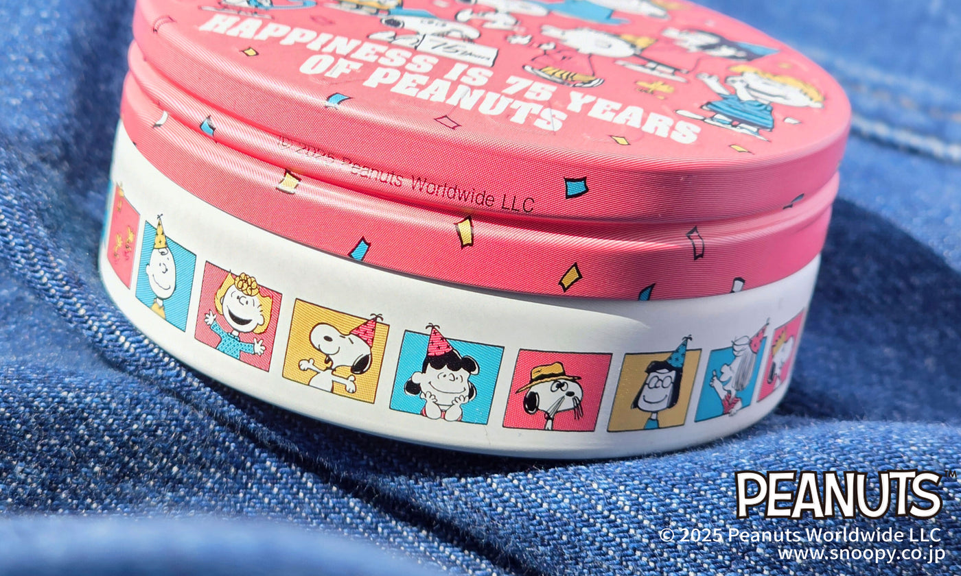 ＜ピーナッツ＞ 75 ハピネス - PINK -／スチームクリーム限定デザイン缶