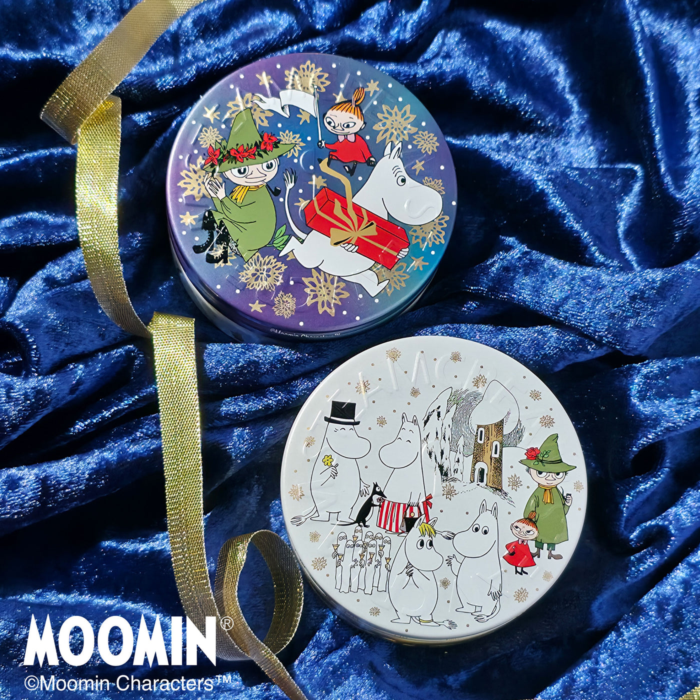 ムーミン ウィンターハーモニー／スチームクリーム限定デザイン缶