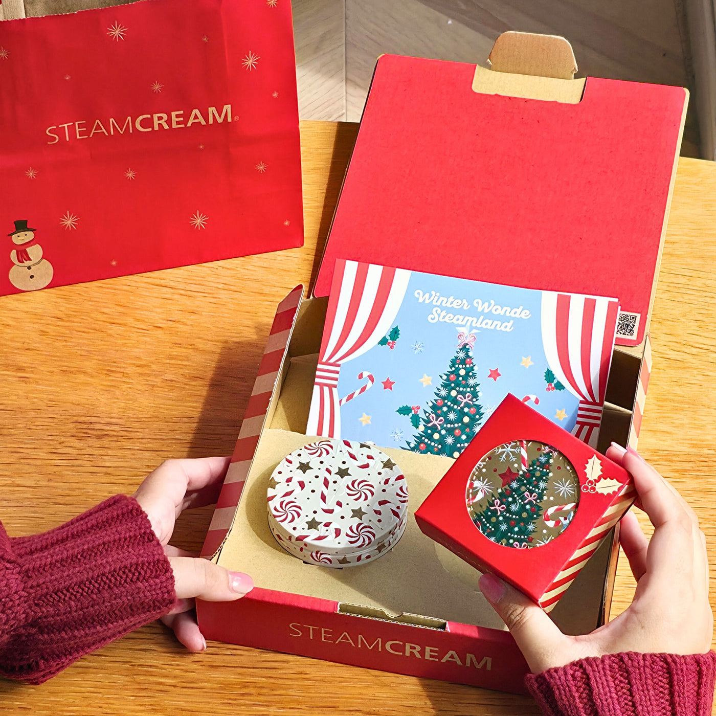 ウィンター・スパークル／スチームクリーム限定デザイン缶