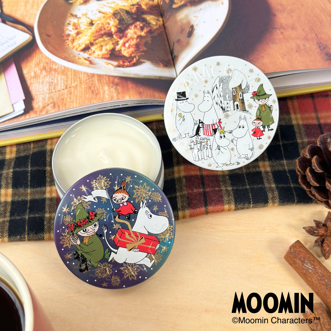 ムーミン 夜空のオーロラ／スチームクリーム限定デザイン缶