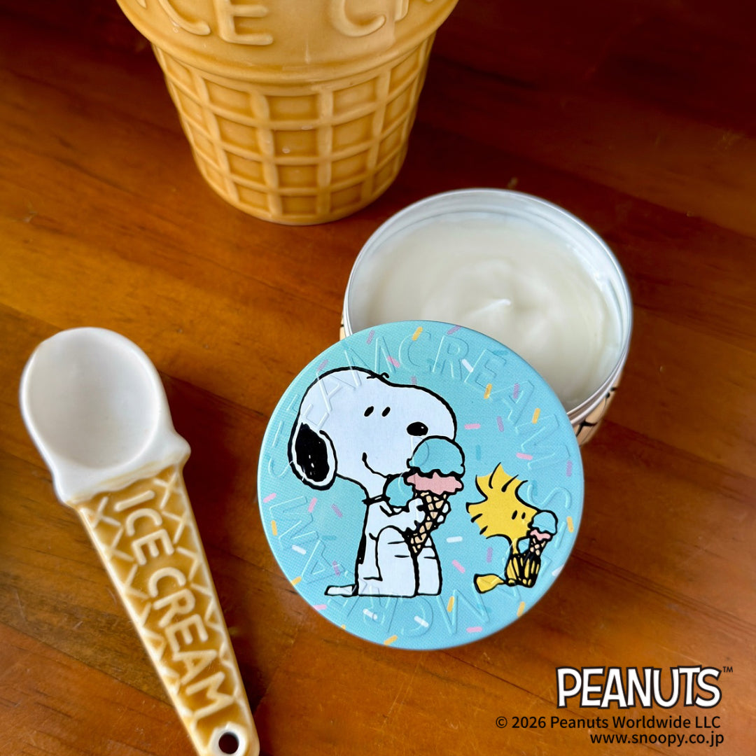 ピーナッツ＞ アイスクリーム だいすき | 保湿 クリーム – スチーム