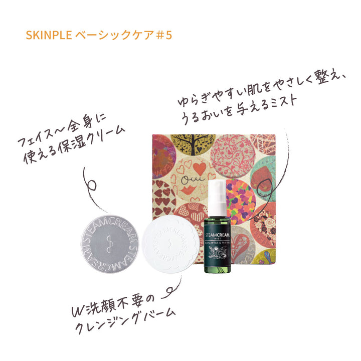 定額サービス SKINPLE ベーシックケア | 保湿 クリーム スキンケア
