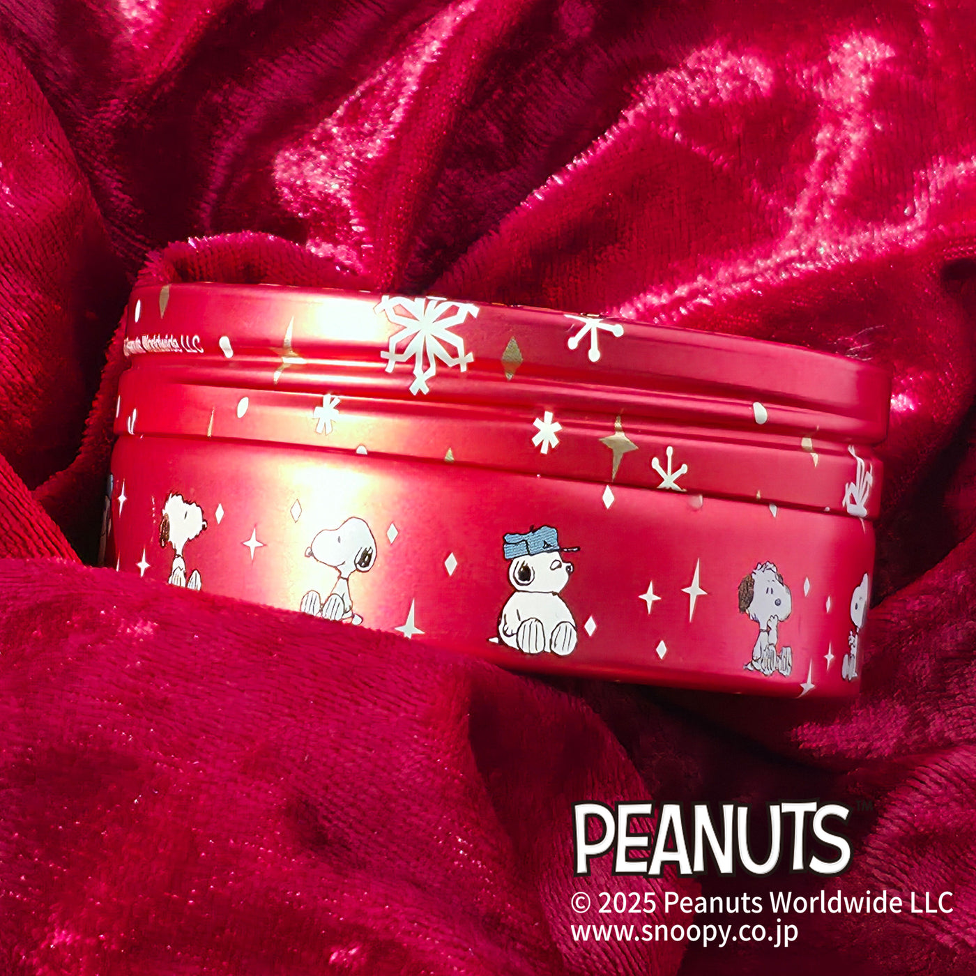 ＜ピーナッツ＞ アンディ、オラフとスヌーピー／スチームクリーム限定デザイン缶