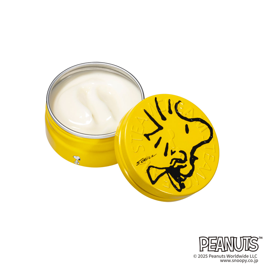 ウッドストック・アンド・スヌーピー ミニ／スチームクリーム限定デザイン缶