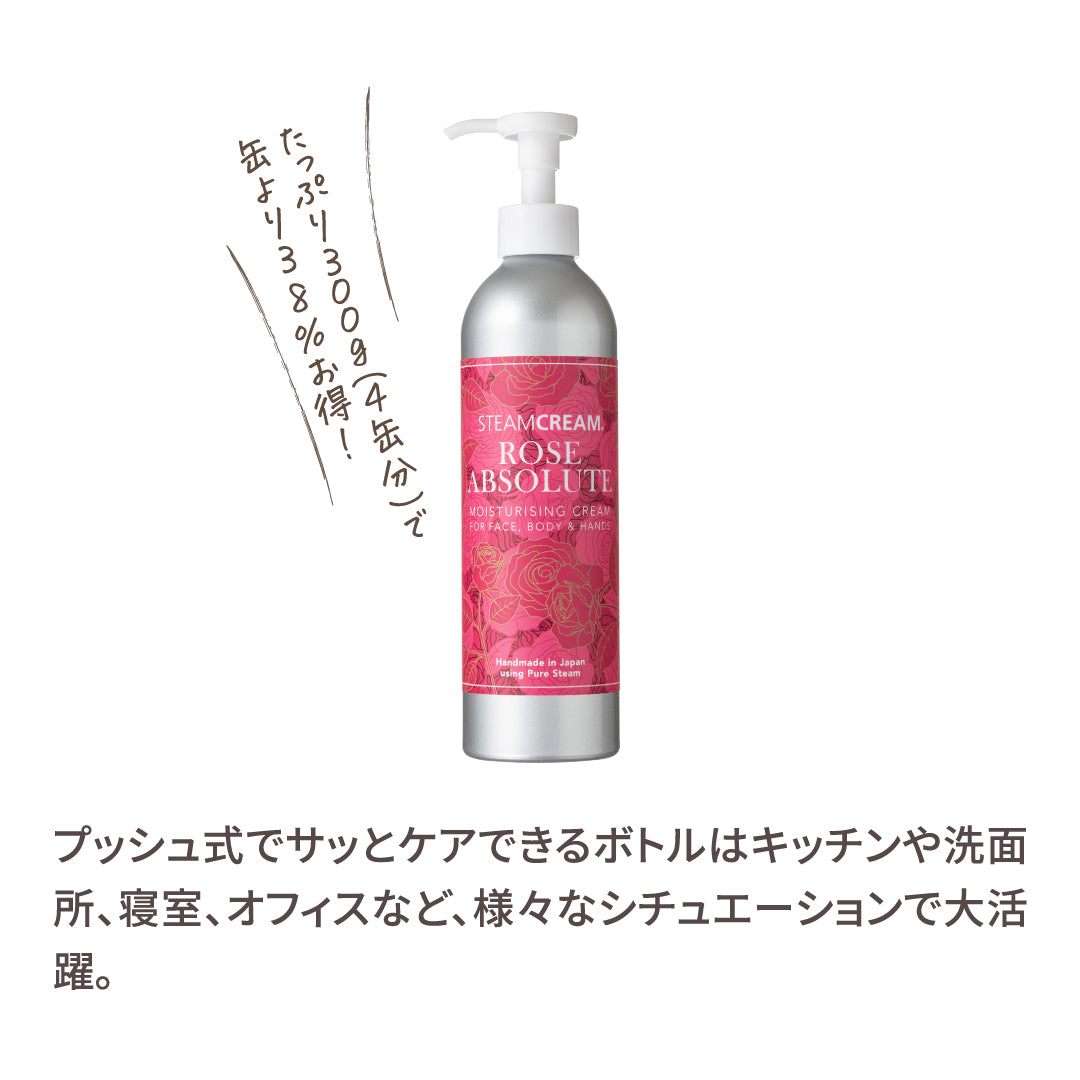 冬の贅沢保湿ボトルセット（1406・1407） – スチームクリーム公式