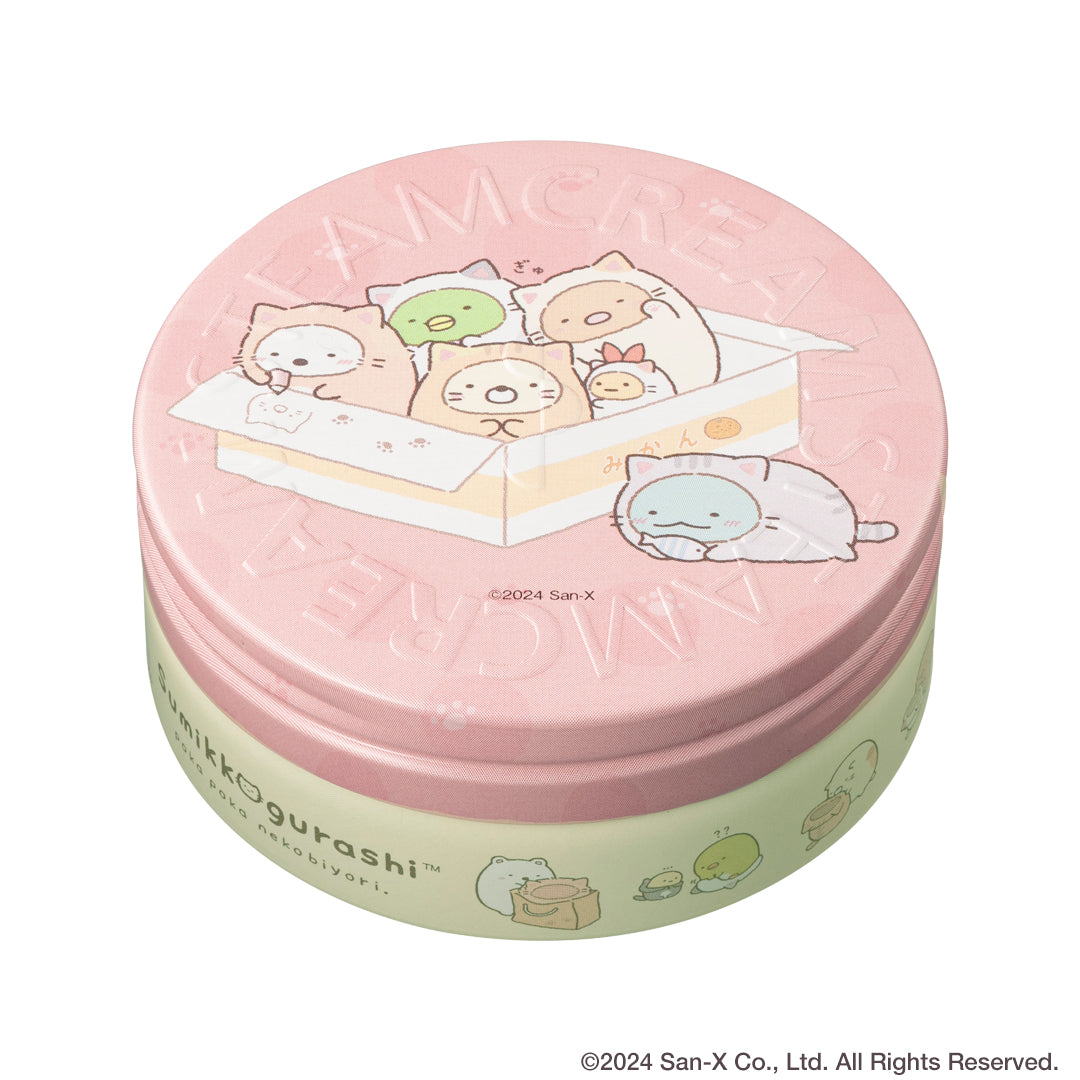 すみっコぐらし ぽかぽかねこびより／スチームクリーム限定デザイン缶