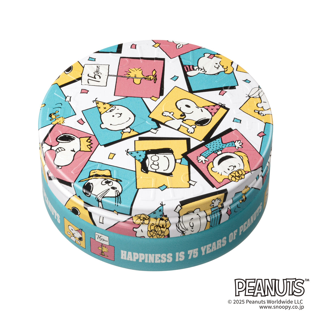 ＜ピーナッツ＞ 75 ハピネス - WHITE -／スチームクリーム限定デザイン缶