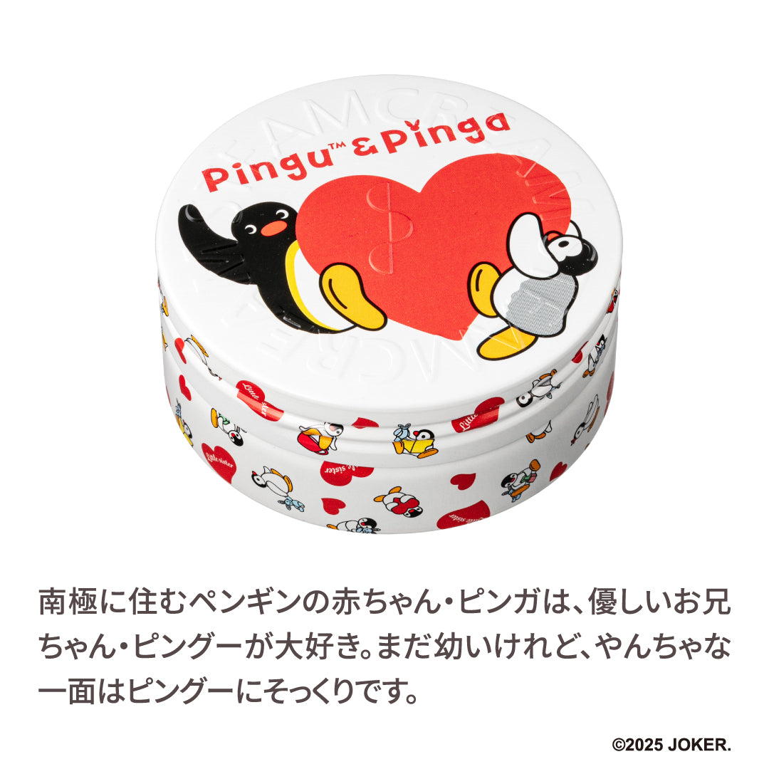 仲良しピングー＆ピンガ／スチームクリーム限定デザイン缶