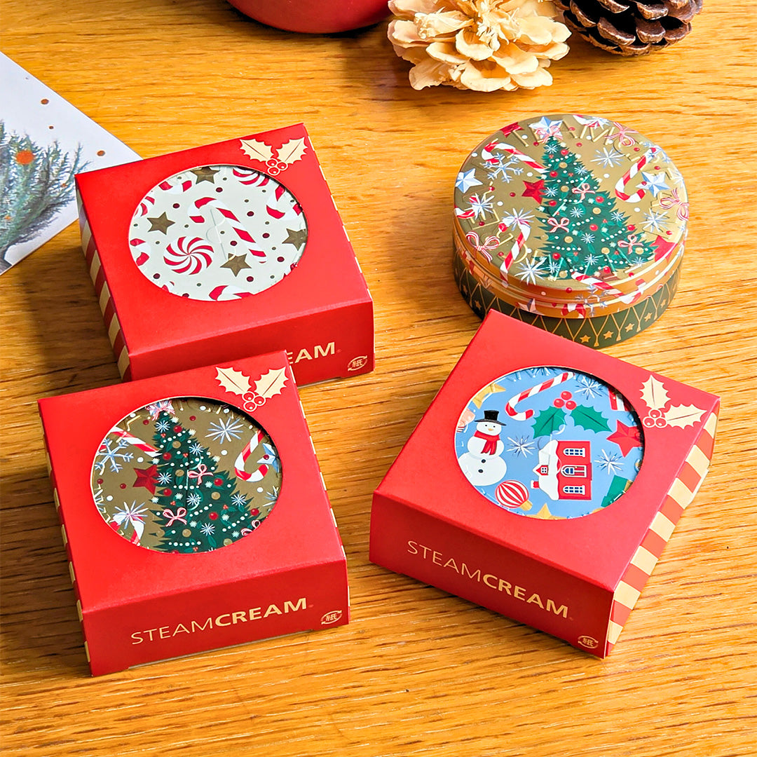 窓付き1缶用クリスマスギフトボックス