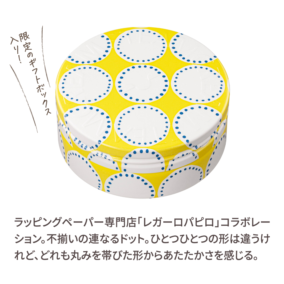 スペシャルBOX入り　丸ドット／スチームクリーム