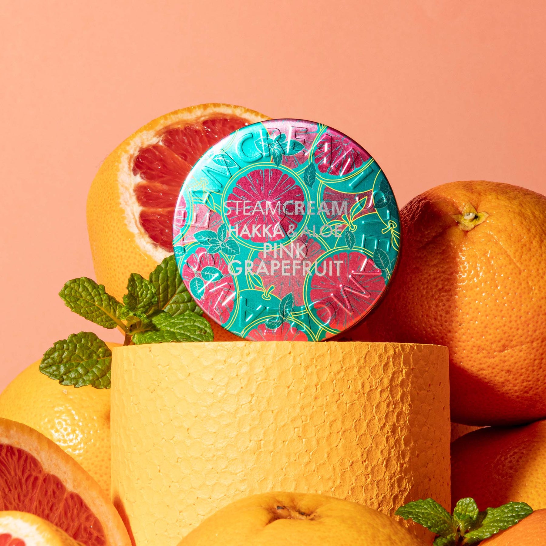 夏の保湿クリーム:ハッカ&アロエ ピンクグレープフルーツ